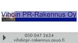 Vihdin PR-Rakennus Oy logo